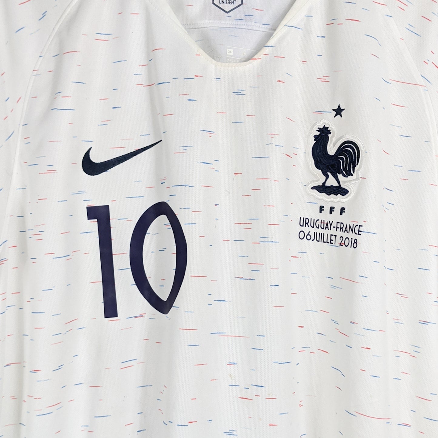 Authentic France 2018 Away - Mbappe #10 Size XL (Mdt) (Bnwt)