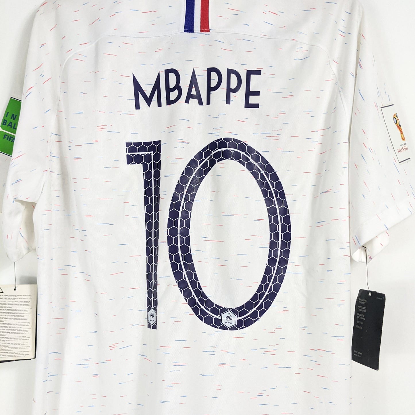 Authentic France 2018 Away - Mbappe #10 Size XL (Mdt) (Bnwt)