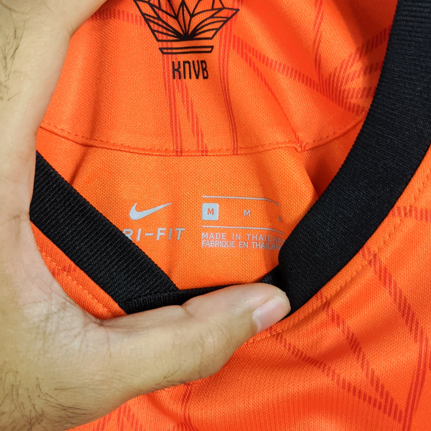 Authentic Netherlands 2020/21 Home - Virgil #4 Size M