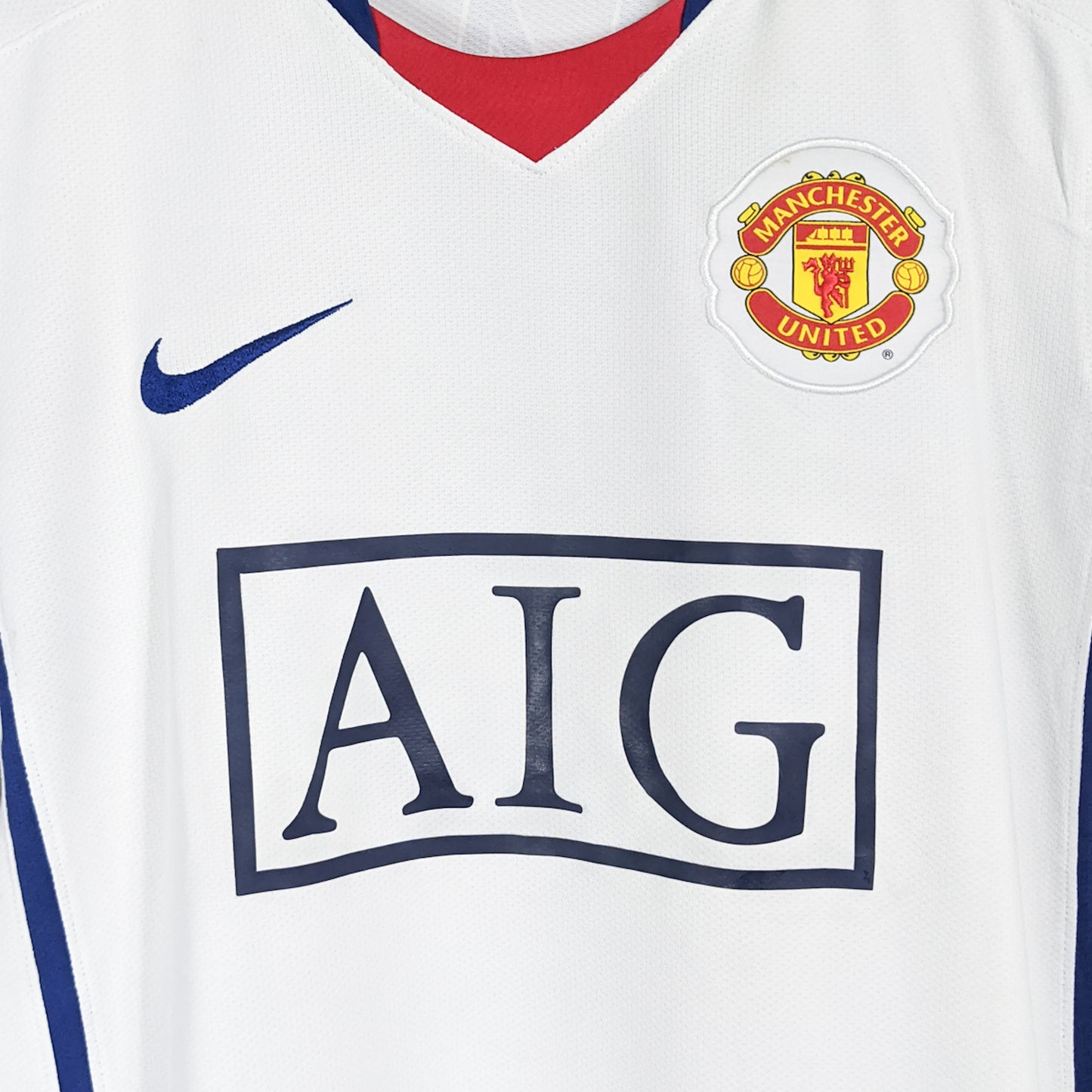 Authentic Manchester United 2008/09 Away - Ronaldo #7 Size S (Long Sleeve)