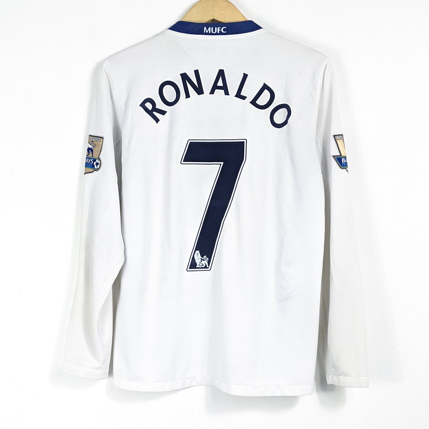 Authentic Manchester United 2008/09 Away - Ronaldo #7 Size S (Long Sleeve)