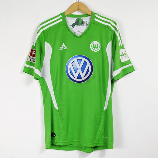 Authentic Wolfsburg 2011 Home - Mandzukic #18 Size M