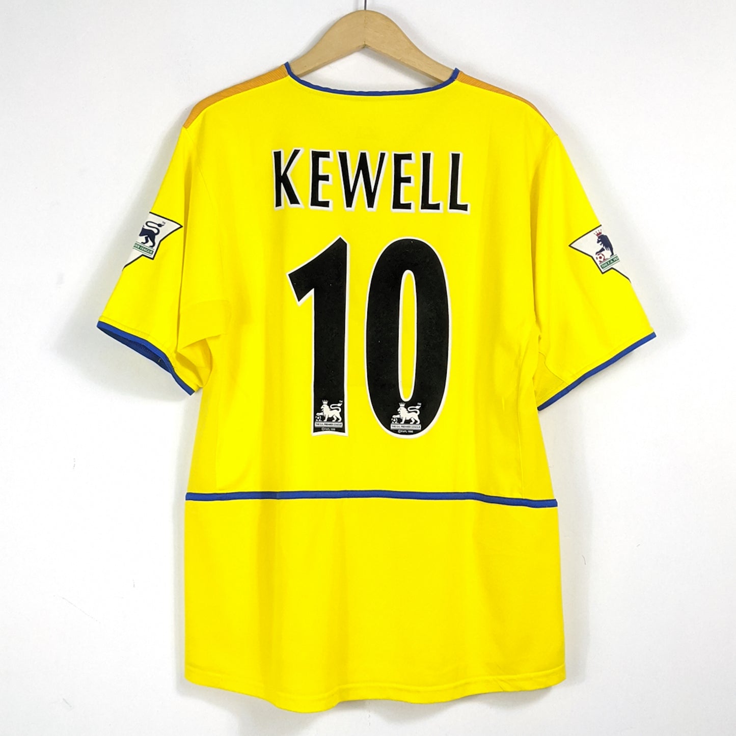 Authentic Leeds United 2002/03 Away - Kewell #10 Size L