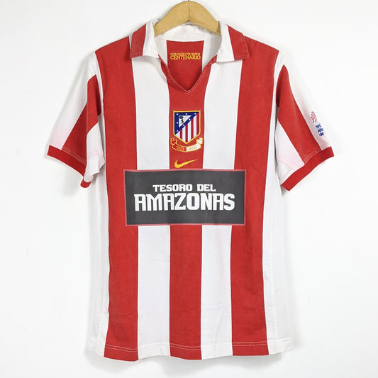 Authentic Atletico Madrid 2003/04 Home - F.Torres #9 Size M (Centenary)