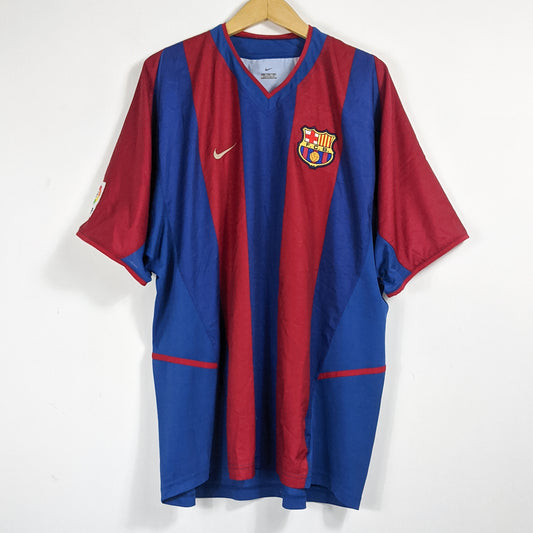 Authentic Barcelona 2002/03 Home - Riquelme #10 Size XXL