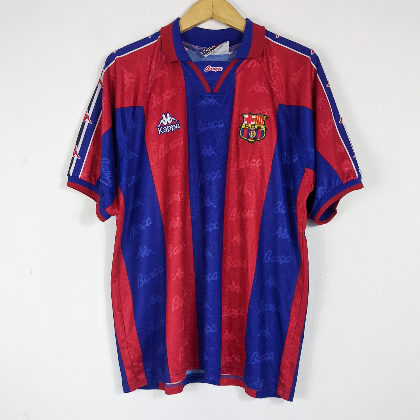Authentic Barcelona 1995/97 Home - Ronaldo #9 Size M