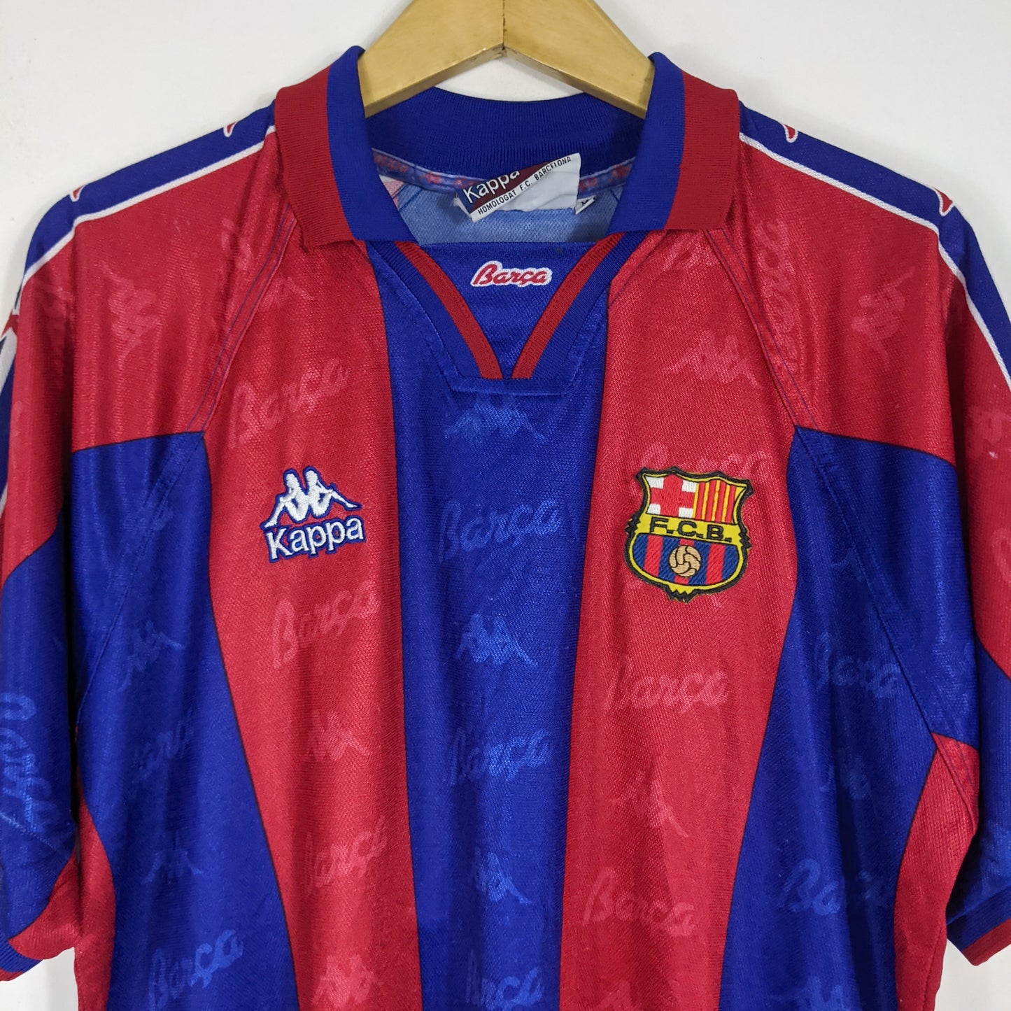 Authentic Barcelona 1995/97 Home - Ronaldo #9 Size M