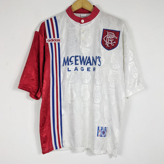 Authentic Glasgow Rangers 1996/97 Away - #8 Size L