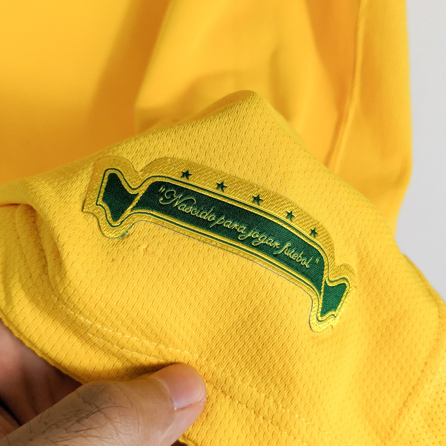 Authentic Brazil 2006 Home - Ronaldo #9 Size M