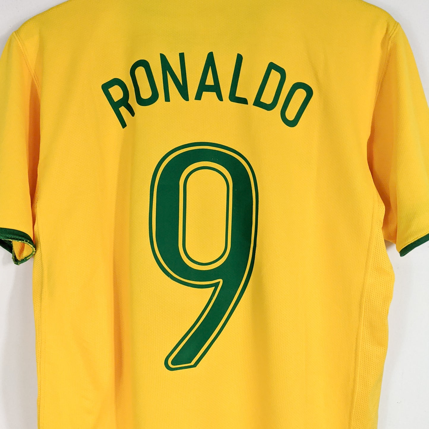 Authentic Brazil 2006 Home - Ronaldo #9 Size M