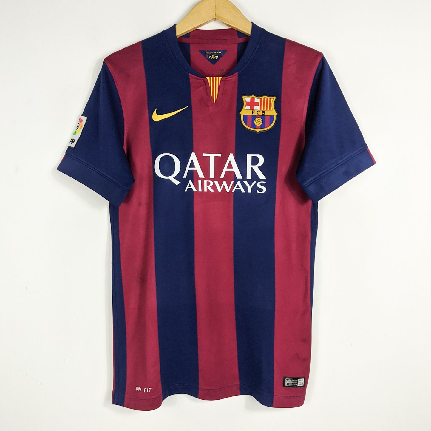Authentic Barcelona 2014/15 Home - Messi #10 Size S