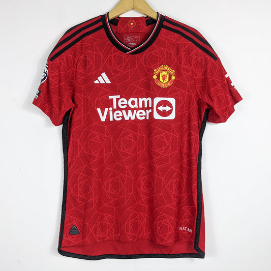 Authentic Manchester United 2023/24 Home - Mainoo #37 Size L (Player Issue)