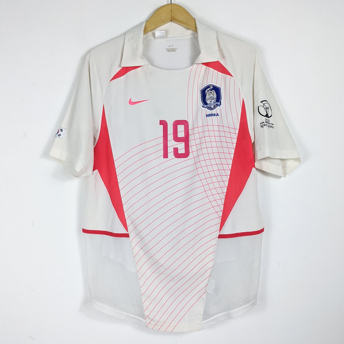 Authentic South Korea 2002 Away - J H Ahn #19 Size S (Player Issue)