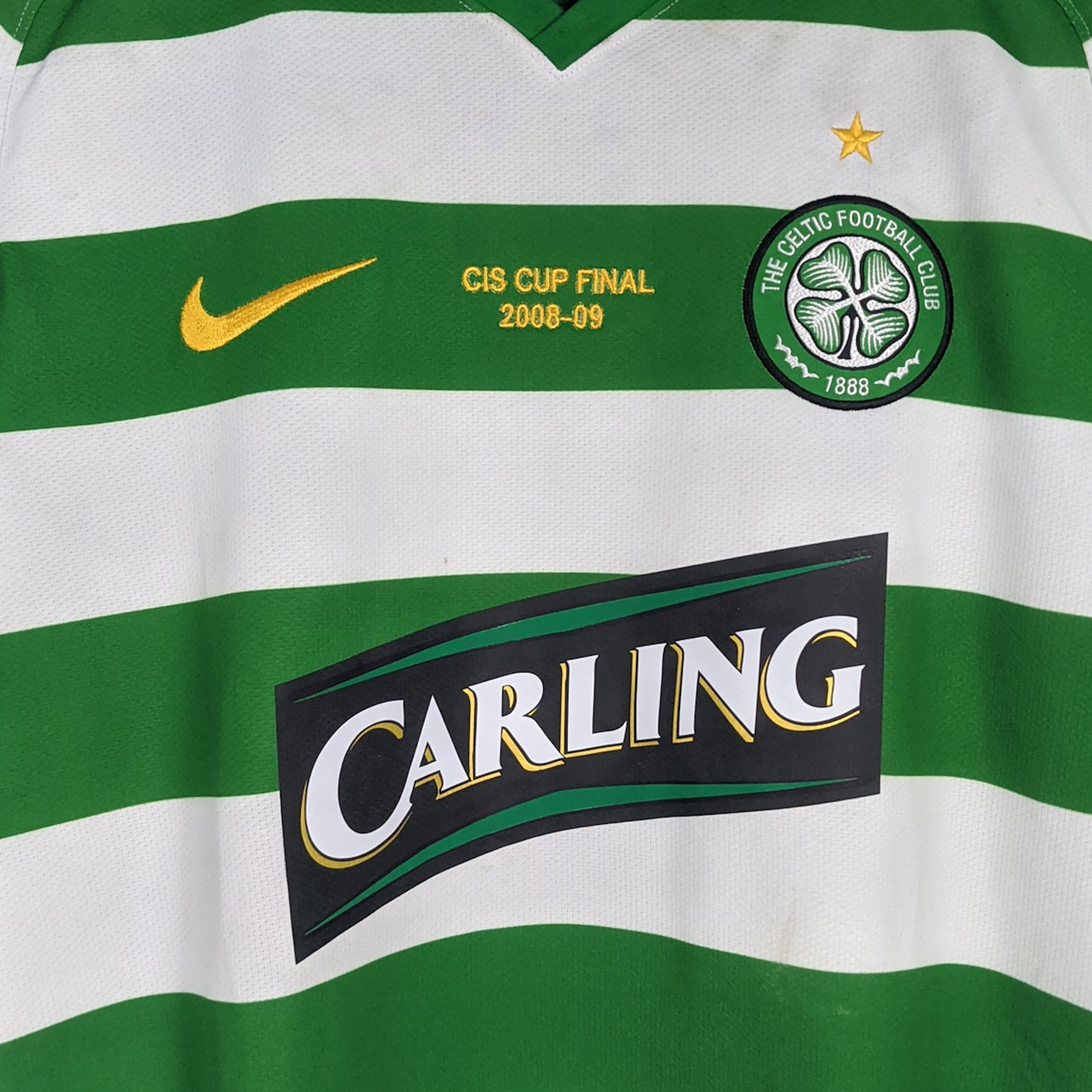 Authentic Celtic 2008/09 Home - Nakamura #25 Size L (Mdt)