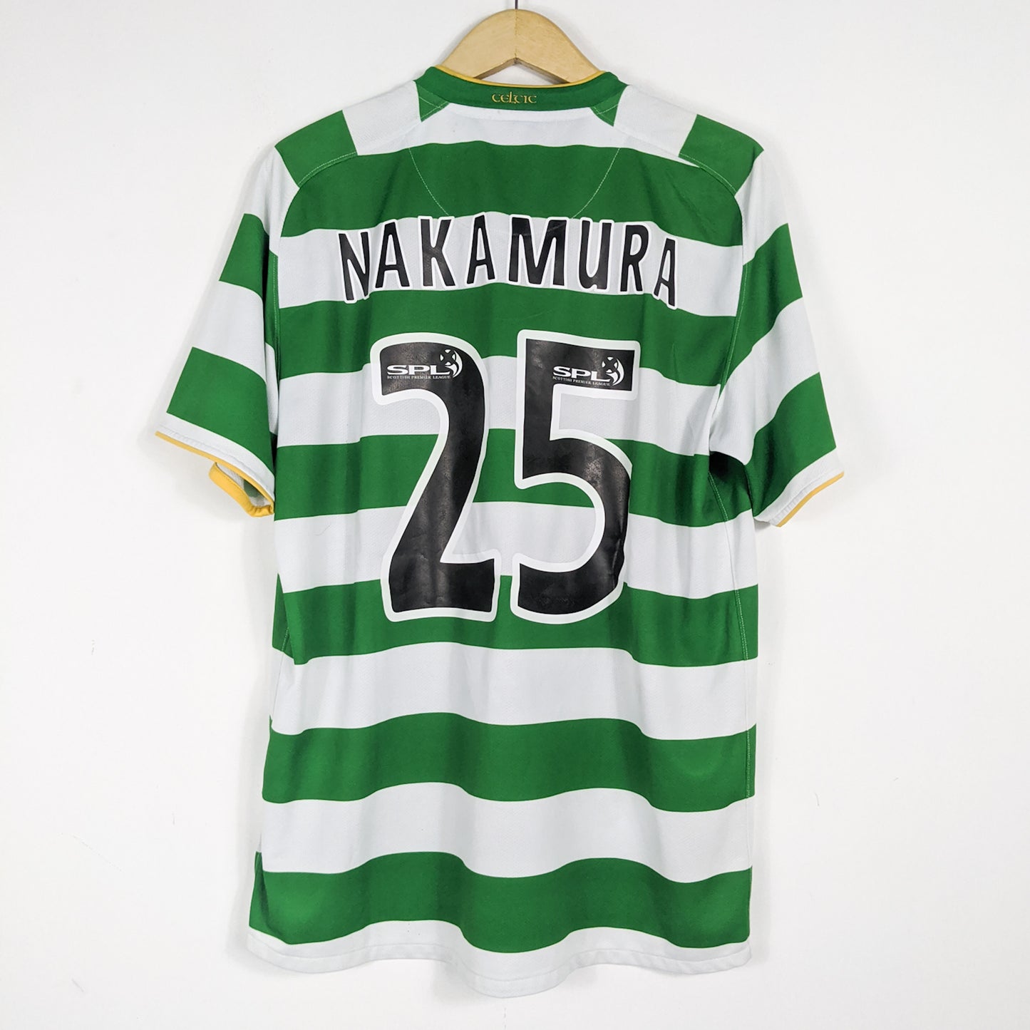 Authentic Celtic 2008/09 Home - Nakamura #25 Size L (Mdt)
