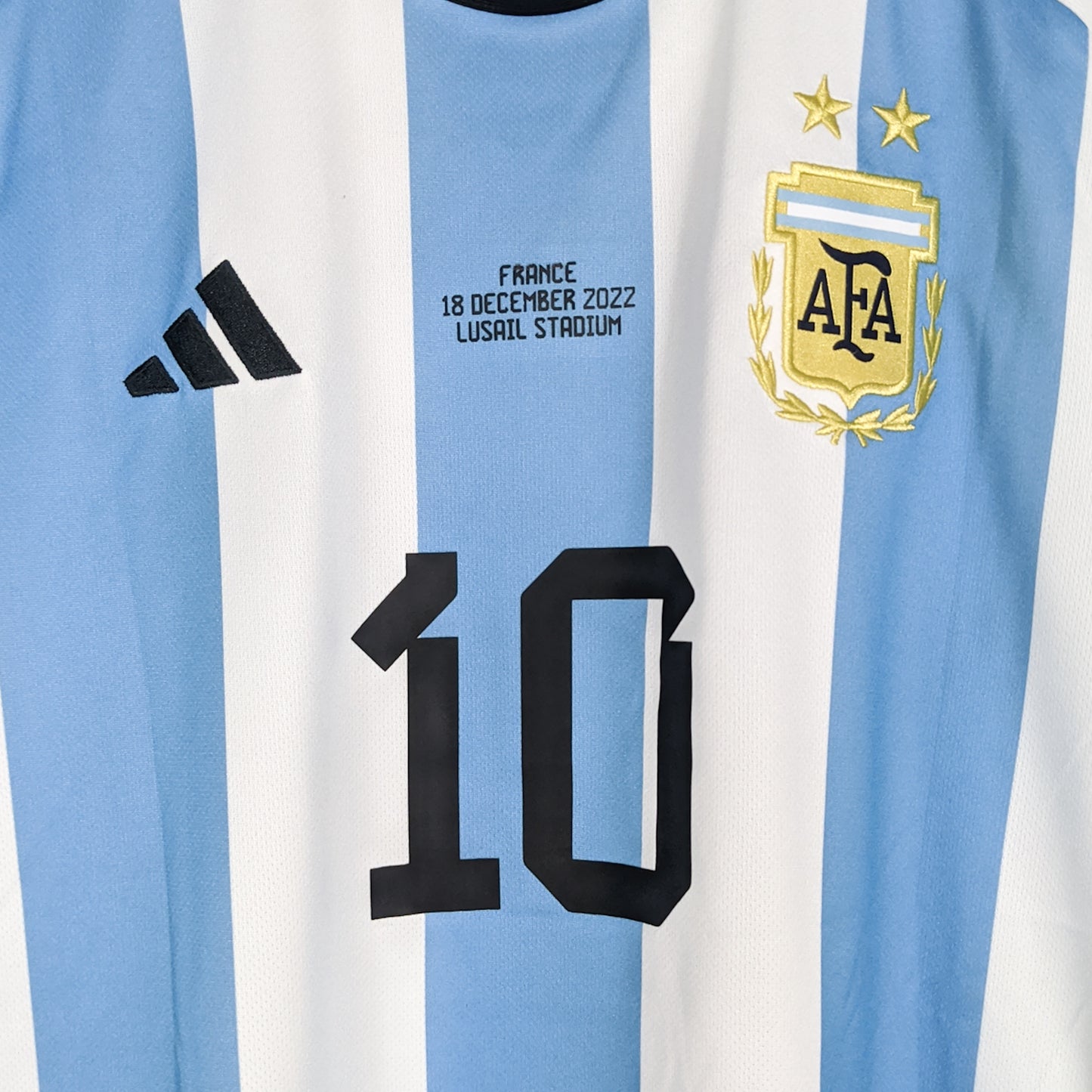 Authentic Argentina 2022 Home - Messi #10 Size M (Mdt)