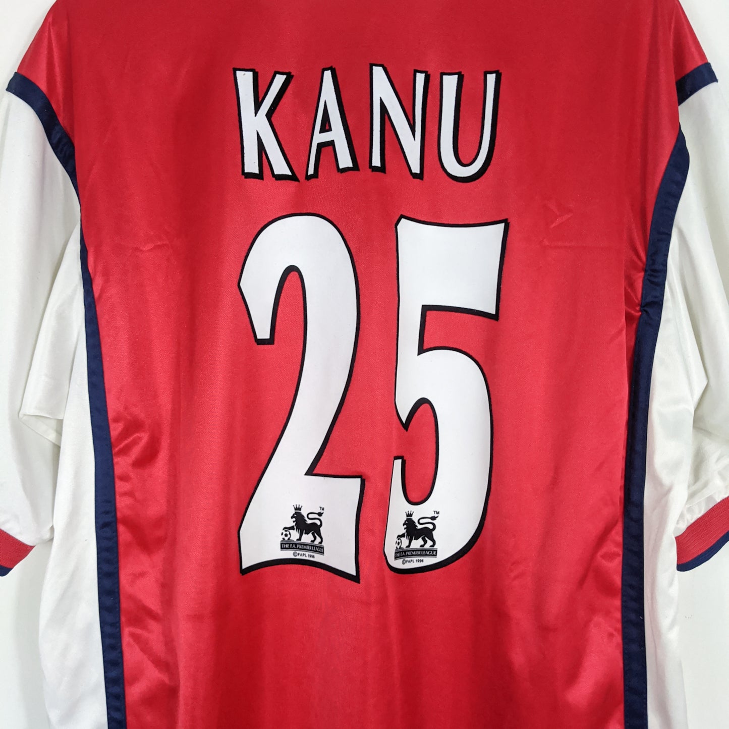 Authentic Arsenal 1999/00 Home - Kanu #25 Size XL
