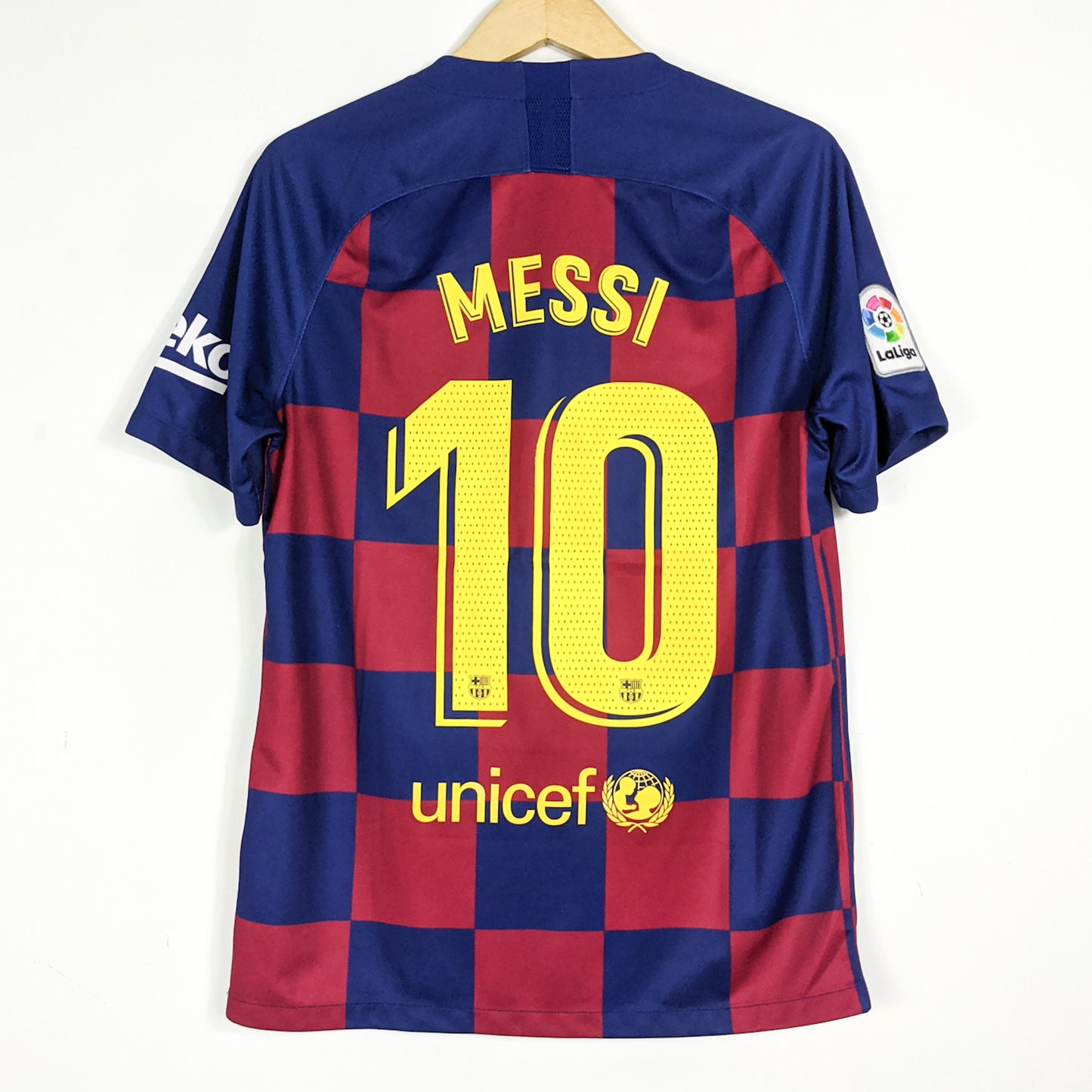 Authentic Barcelona 2019/20 Home - Messi #10 Size M