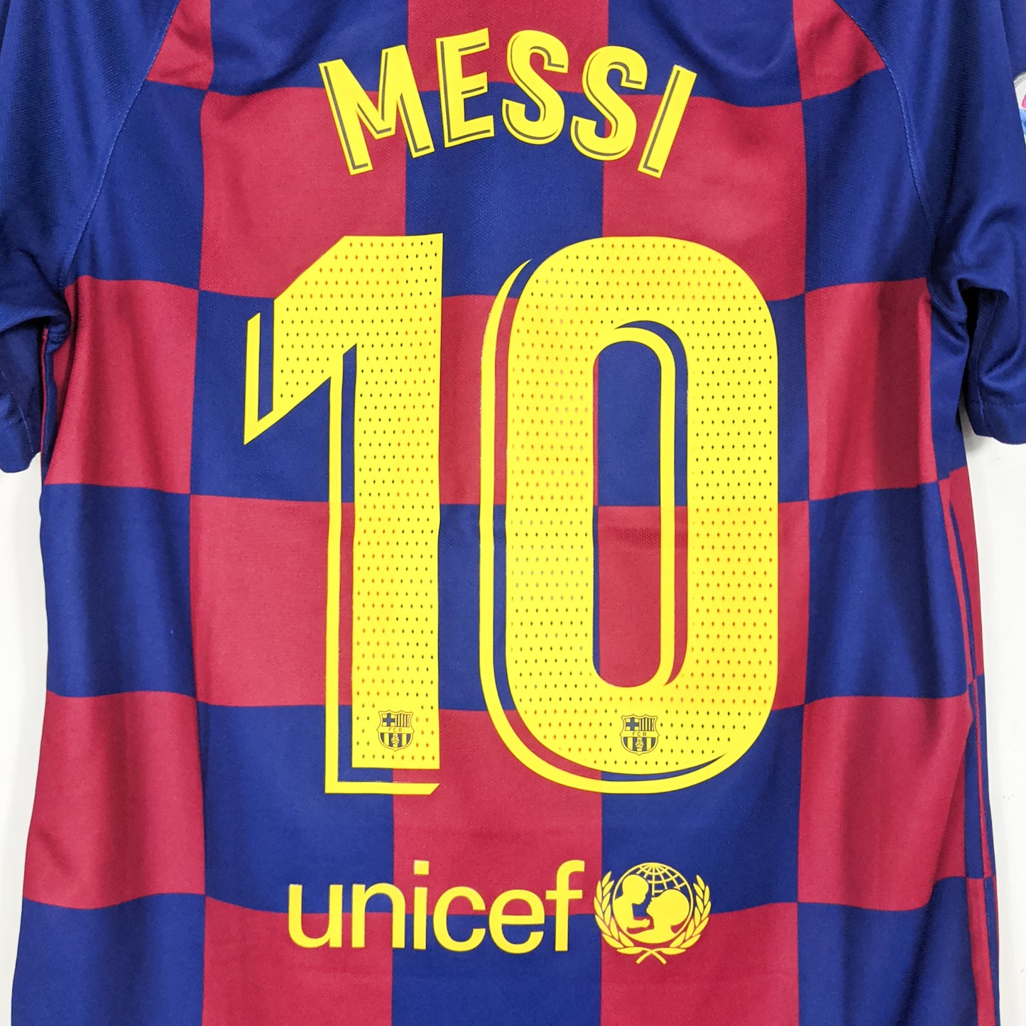 Authentic Barcelona 2019/20 Home - Messi #10 Size M