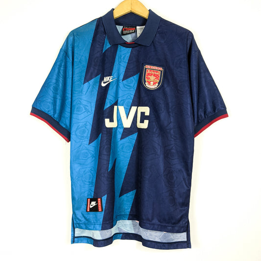 Original Arsenal 1995/96 Away - Wright #8 Size L
