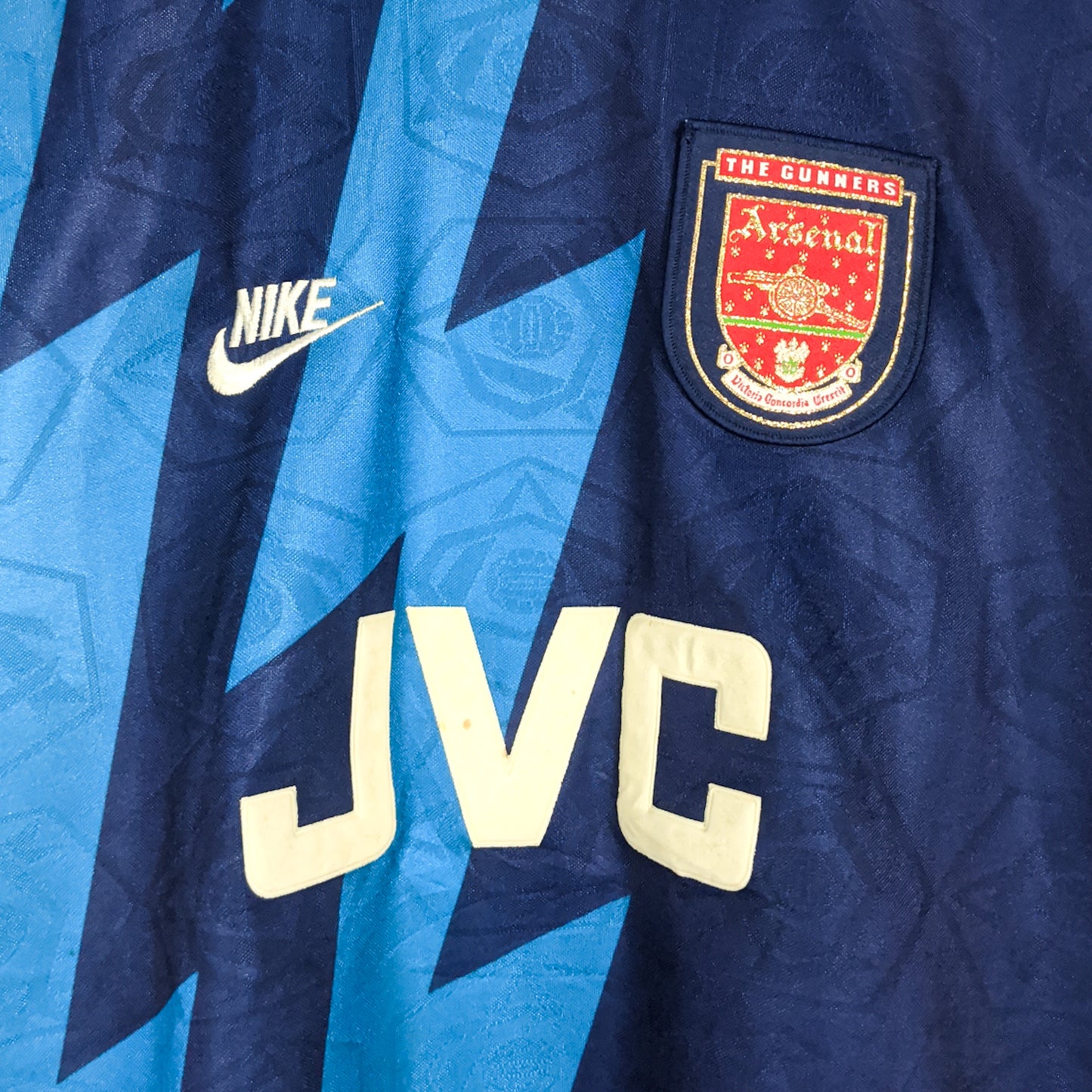 Original Arsenal 1995/96 Away - Wright #8 Size L