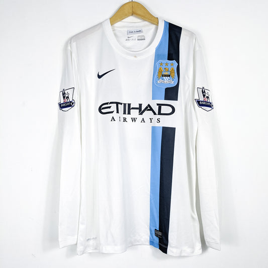 Authentic Manchester City 2013/14 Third - Silva #21 Size XL (With tags) (Long Sleeve)