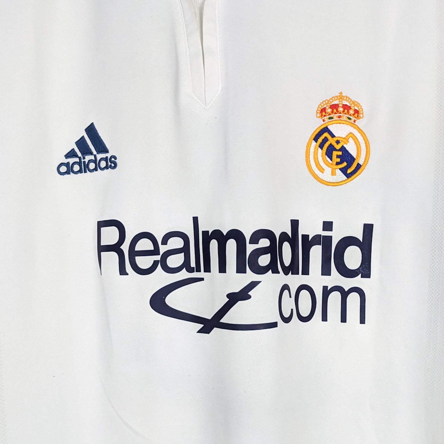 Authentic Real Madrid 2001/02 Home - Zidane #5 Size M