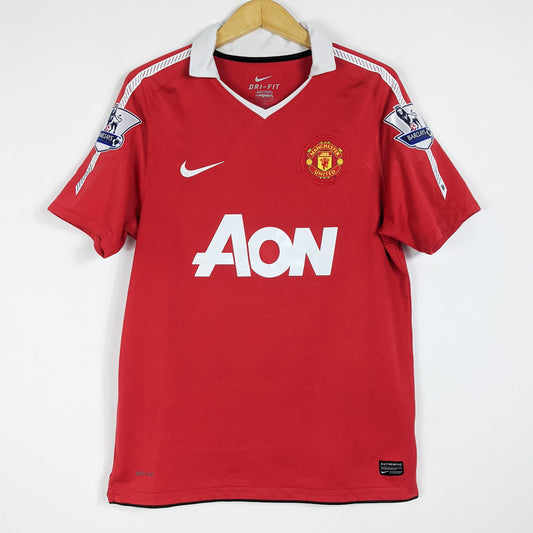 Authentic Manchester United 2010/11 Home - Vidic #15 Size M