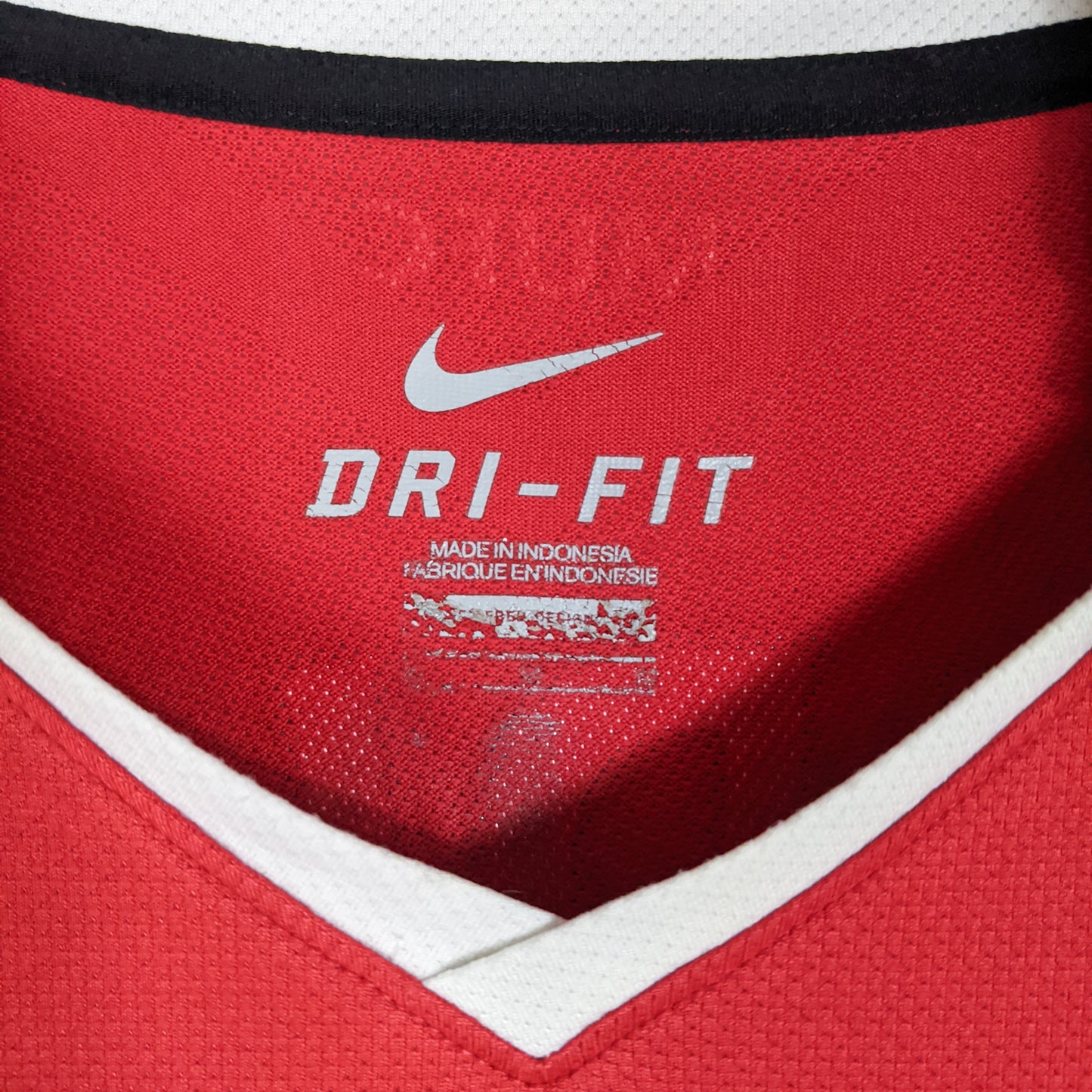 Authentic Manchester United 2010/11 Home - Vidic #15 Size M