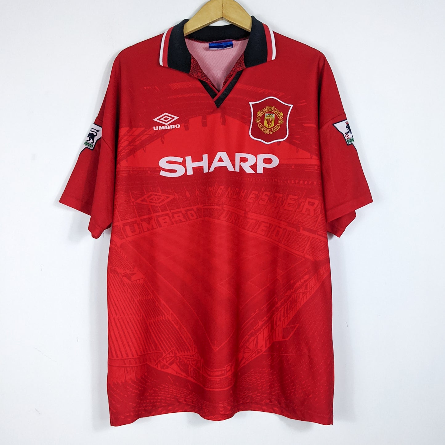 Authentic Manchester United 1994/96 Home - Beckham #24 Size XL