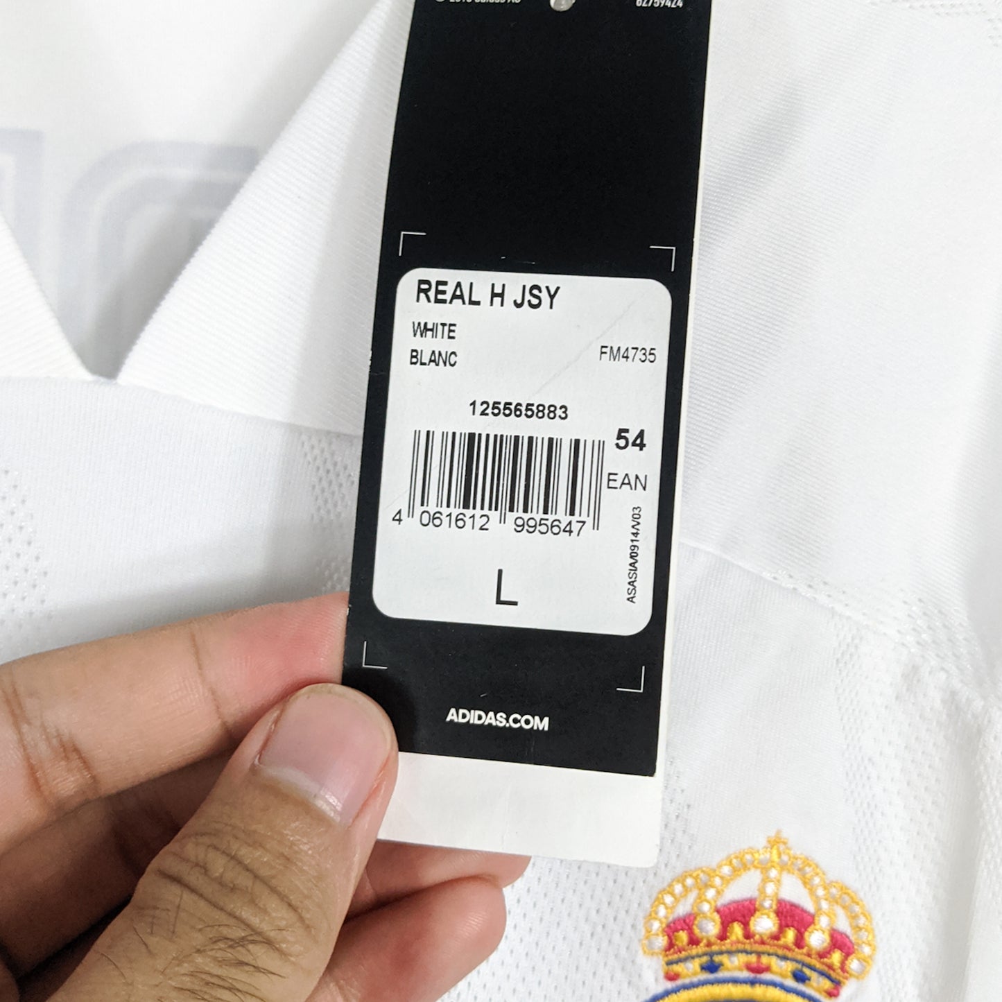 Authentic Real Madrid 2020/21 Home - Modric #10 Size L (Bnwt)