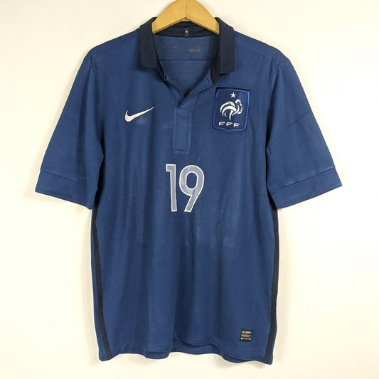 Authentic France 2011 Home - Pogba #19 Size M