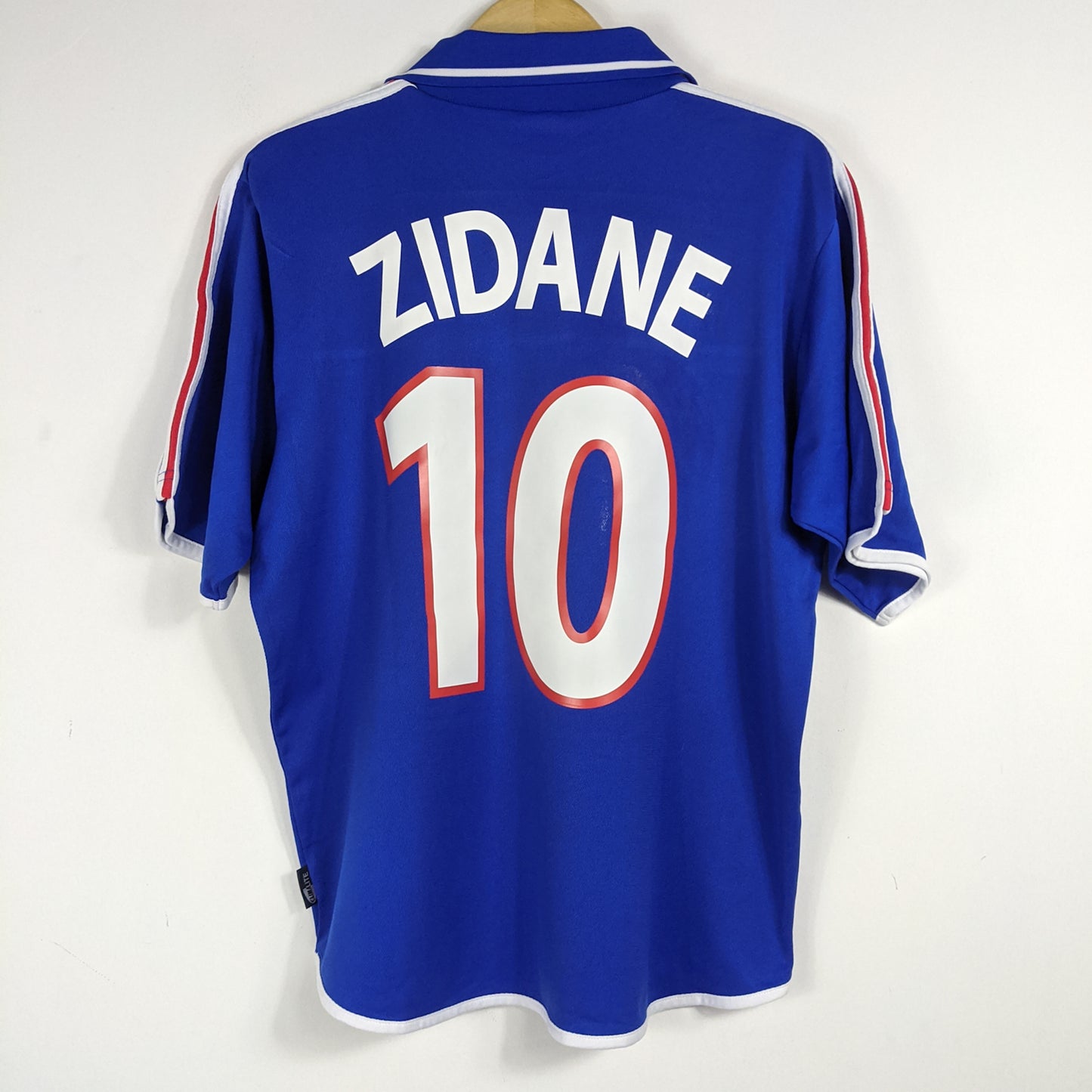 Authentic France 2000 Home - Zidane #10 Size O