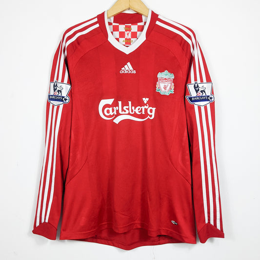 Authentic Liverpool 2008/09 Home - Alonso #14 Size M (Ls)