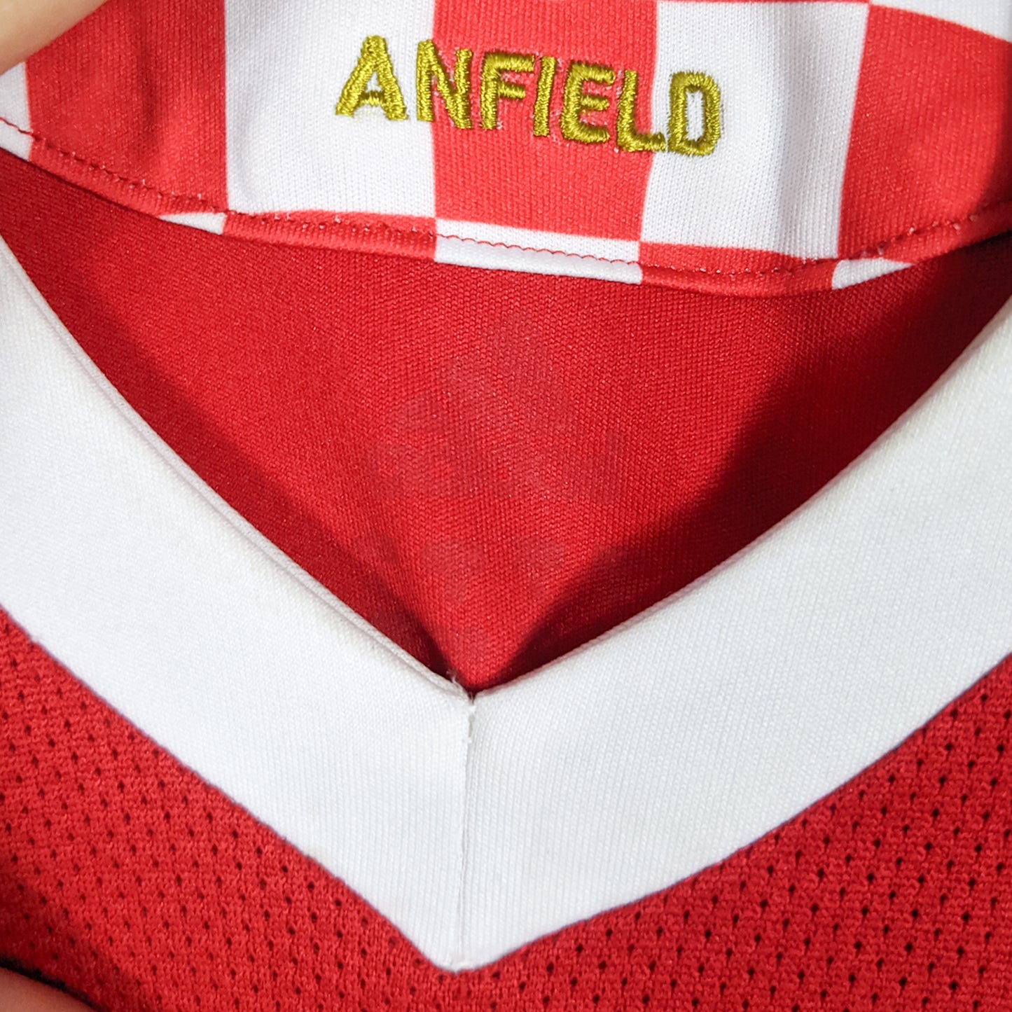 Authentic Liverpool 2008/09 Home - Alonso #14 Size M (Ls)