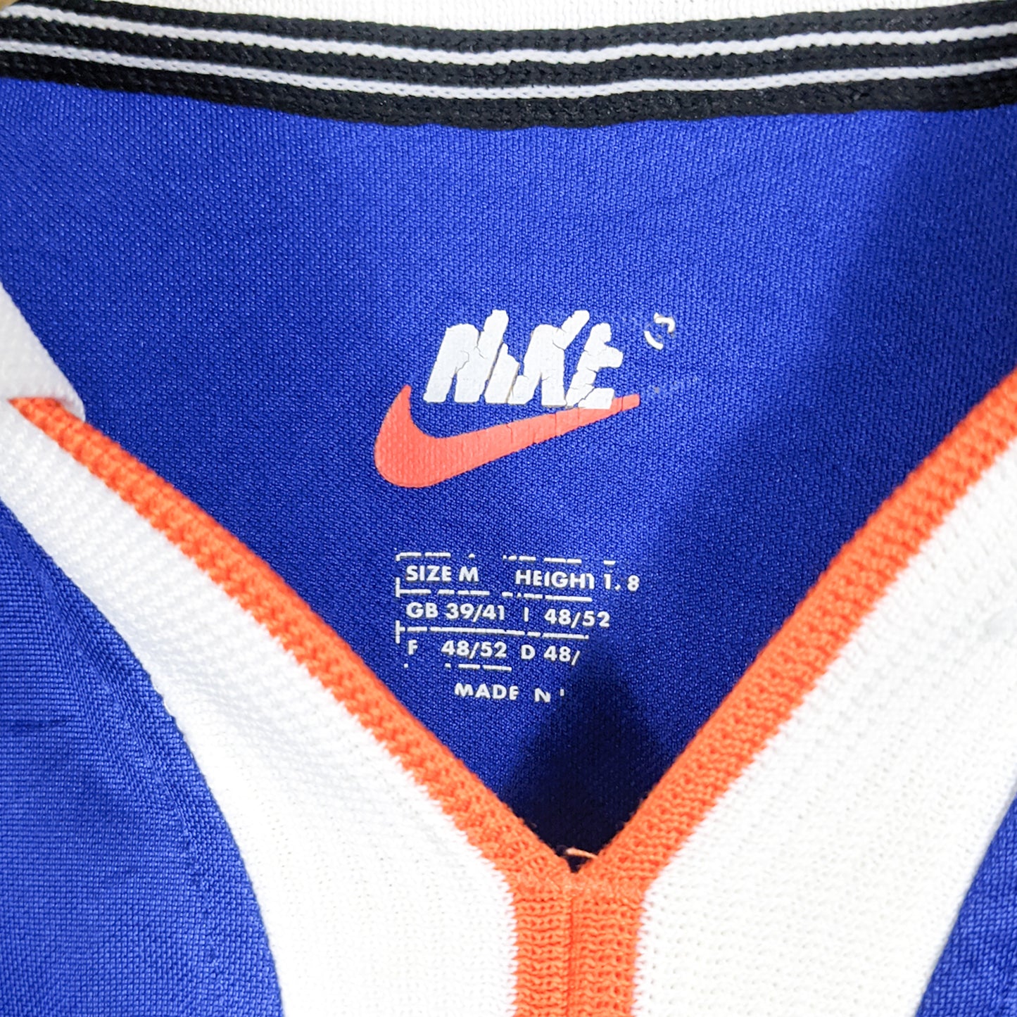 Authentic Netherlands 1998 Away - Kluivert #9 Size M