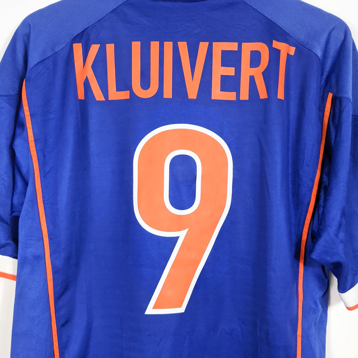 Authentic Netherlands 1998 Away - Kluivert #9 Size M