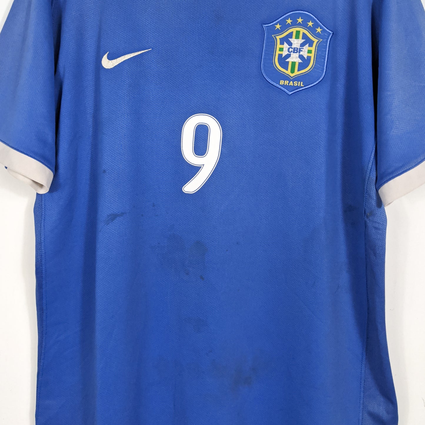 Authentic Brazil 2006 Away - Ronaldo #9 Size M