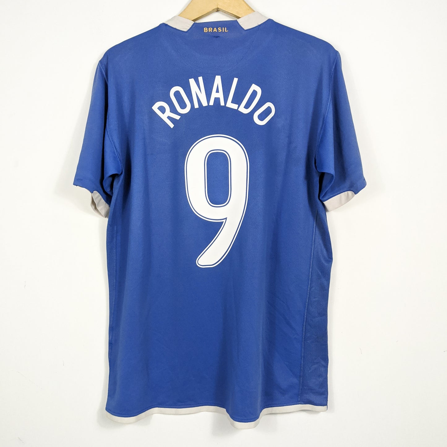 Authentic Brazil 2006 Away - Ronaldo #9 Size M
