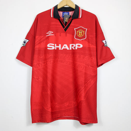 Authentic Manchester United 1994/96 Home - Keane #16 Size XL