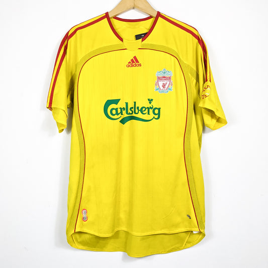 Authentic Liverpool 2006/07 Away - Gerrard #8 Size L