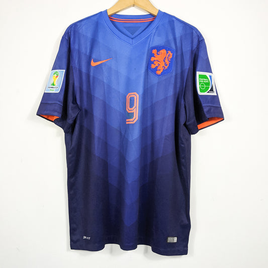 Authentic Netherland 2014 Away - Van Persie #9 Size XL