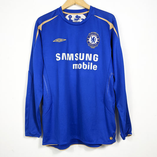 Authentic Chelsea 2005/06 Home - Crespo #9 Size L (Ls)