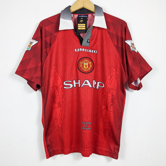 Authentic Manchester United 1997/98 Home - Beckham #10 Size L