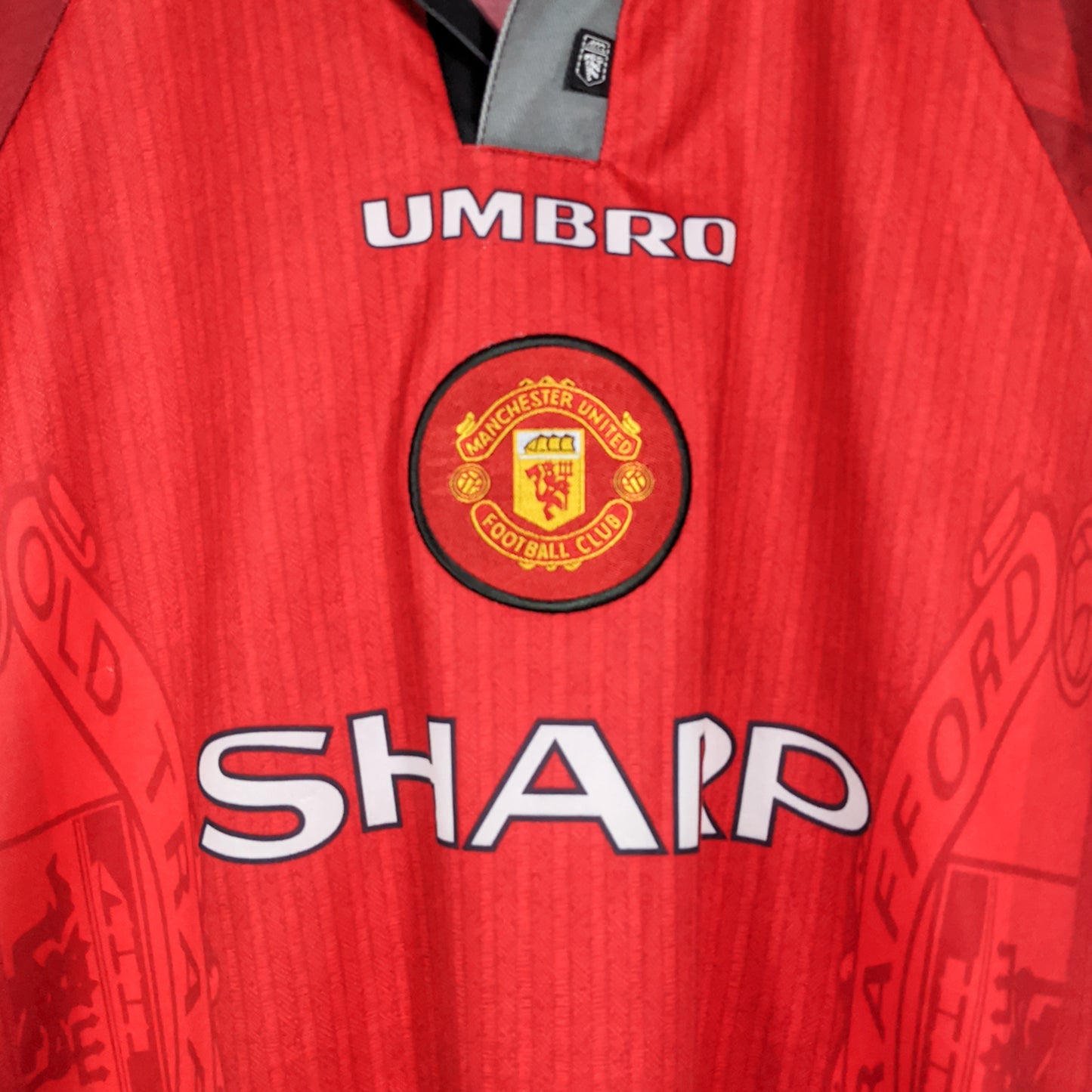Authentic Manchester United 1997/98 Home - Beckham #10 Size L