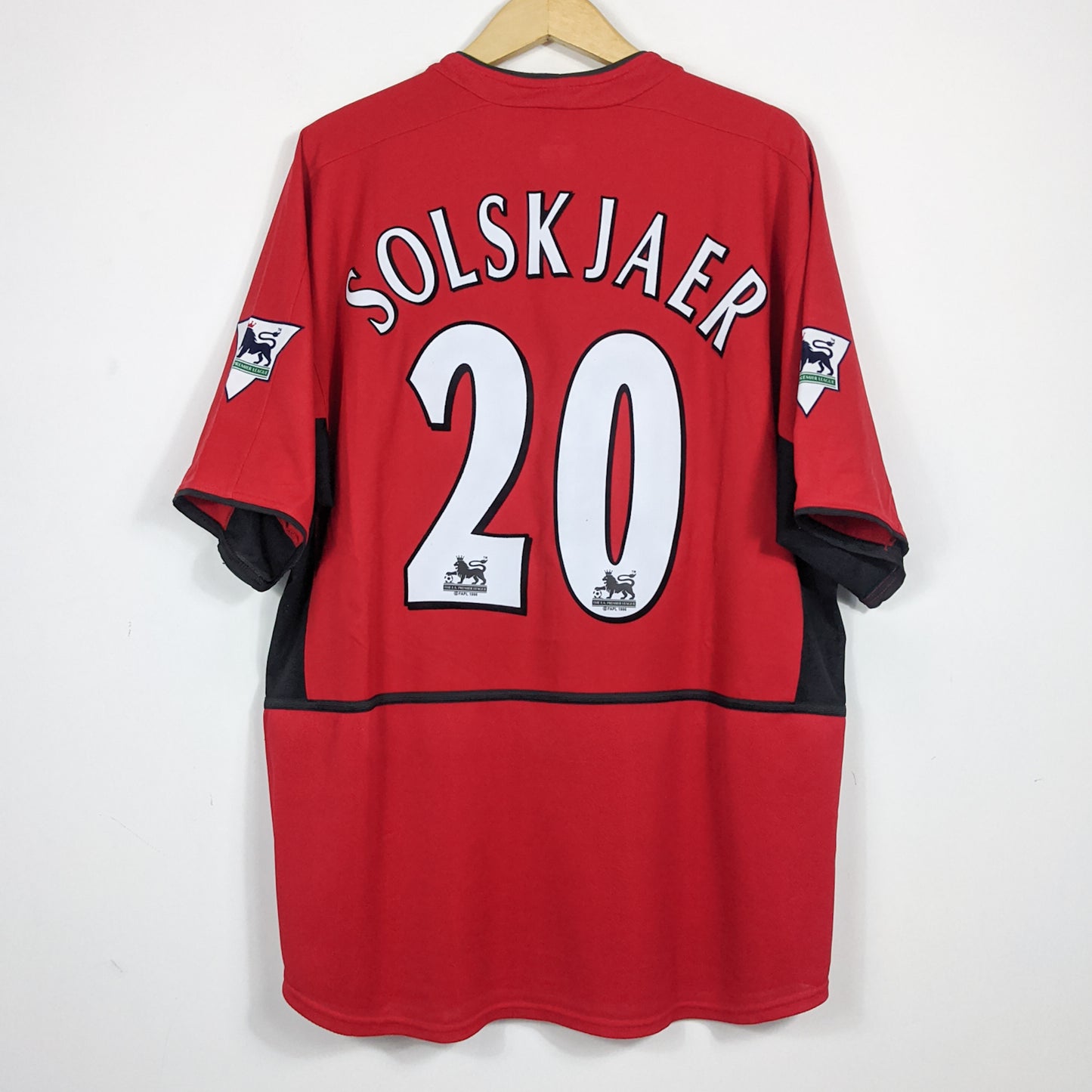 Authentic Manchester United 2003/04 Home - Solskjaer #20 Size XL