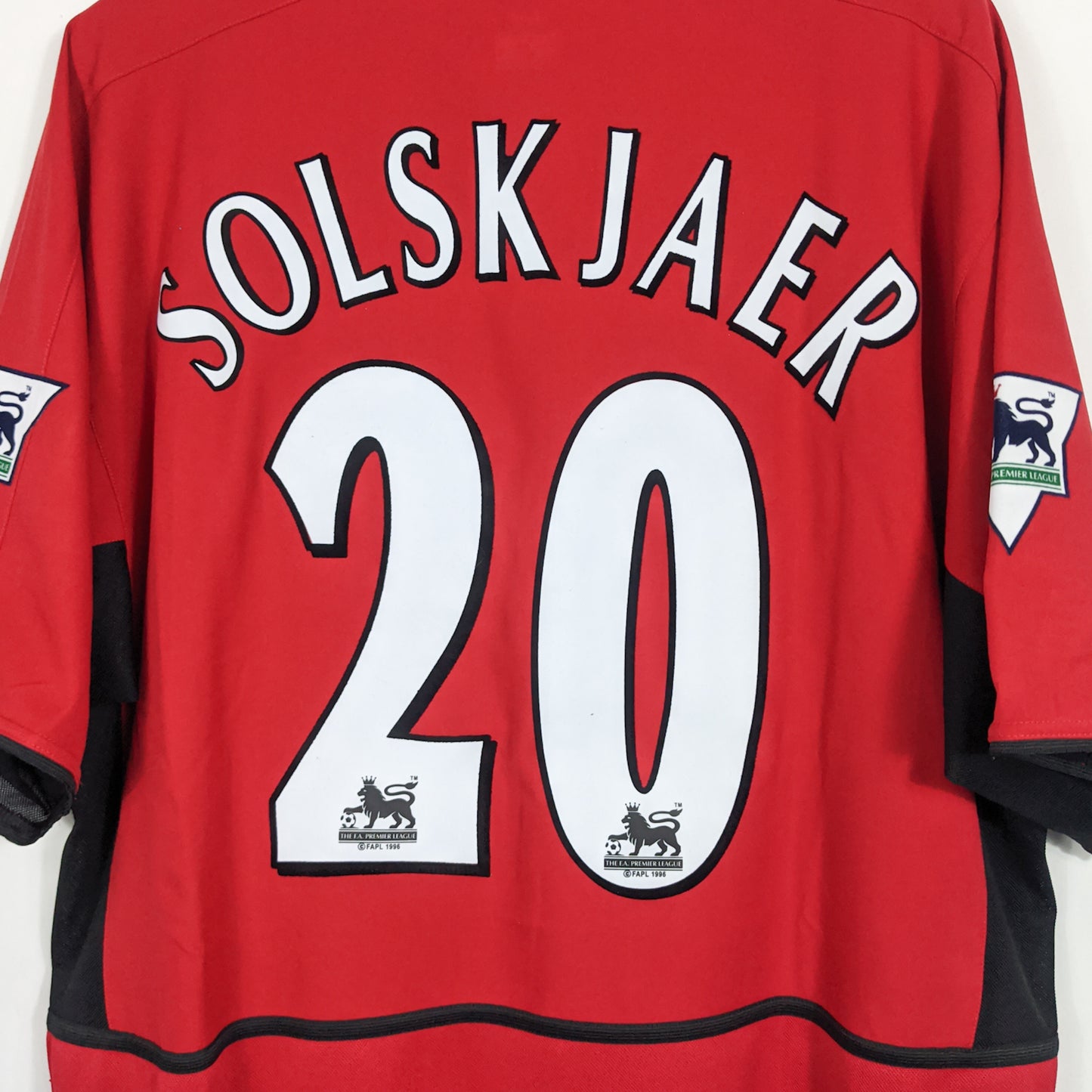 Authentic Manchester United 2003/04 Home - Solskjaer #20 Size XL