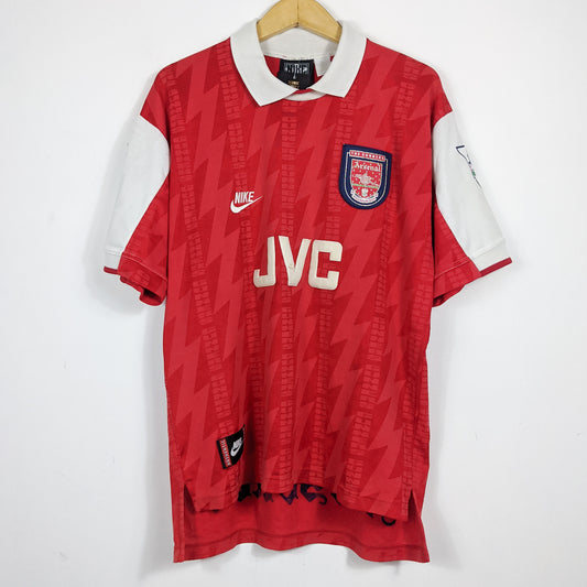 Authentic Arsenal 1994/96 Home - Ian Wright #8 Size L