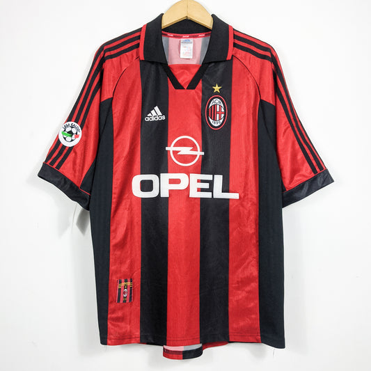 Authentic AC Milan 1998/99 Home - Maldini #3 Size XL