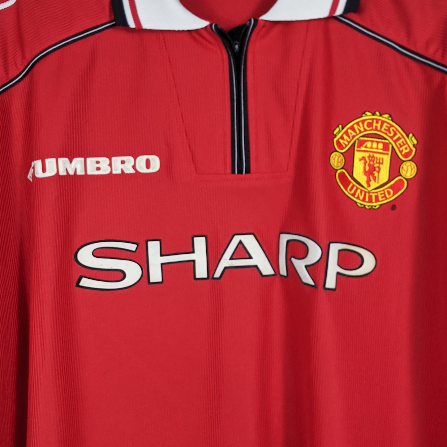 Authentic Manchester United 1998/99 Home - Beckham #7 Size XL